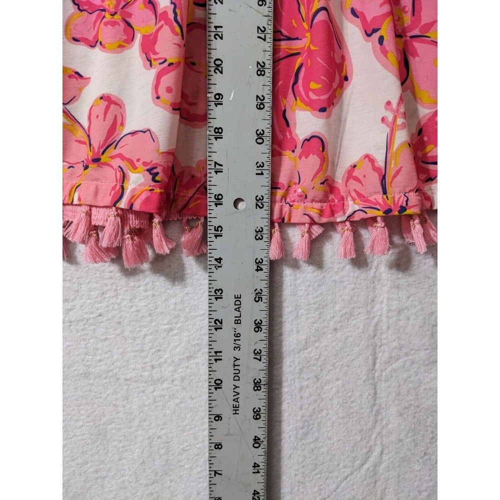 Simply Southern Womens Dress Size S Tassels Sleeveless Polyester Blend Pink - Picture 4 of 9